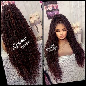 Human Hair Blended Lace Front wig